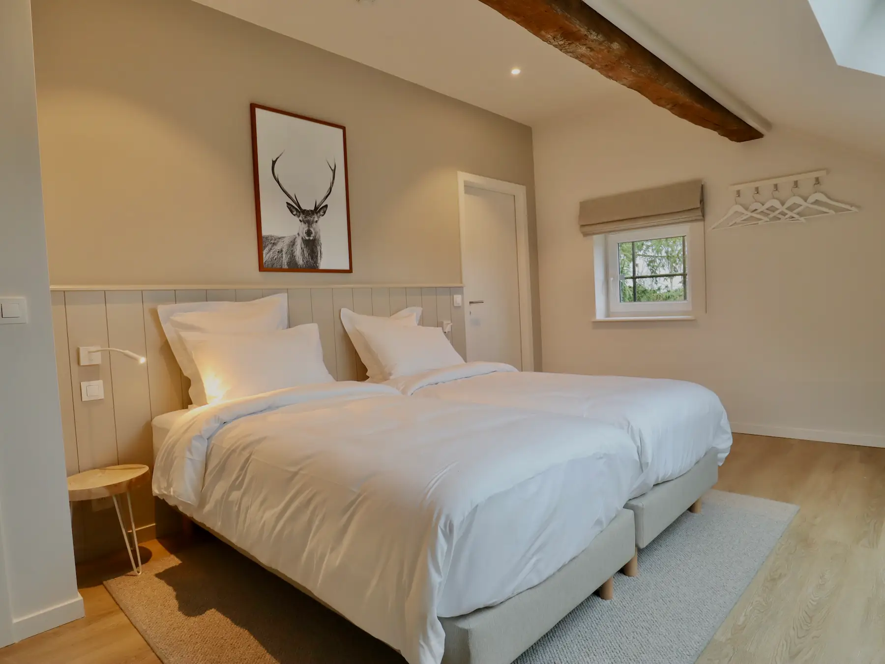 De gîte en zijn kamers